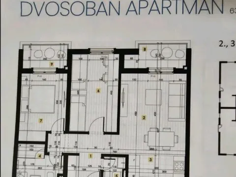 Prodaja, dvosoban stan, 64m², Zabjelo, Podgorica - image 4