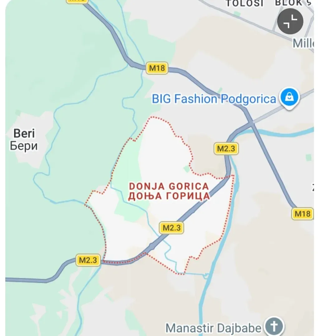 Prodaja, plac, 600m², Donja Gorica, Podgorica