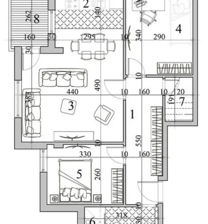 Prodaja, dvosoban stan, 61m², Sajmište, Novi Sad