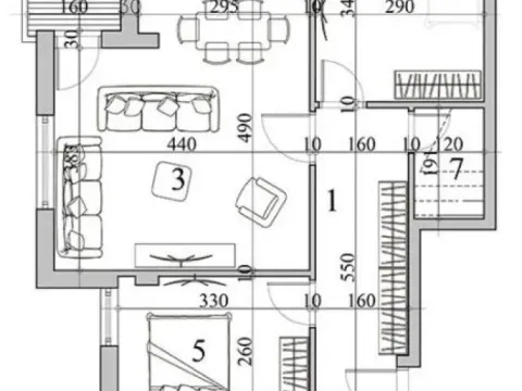 Sale, two bedroom apartment, 61m², Sajmište, Novi Sad