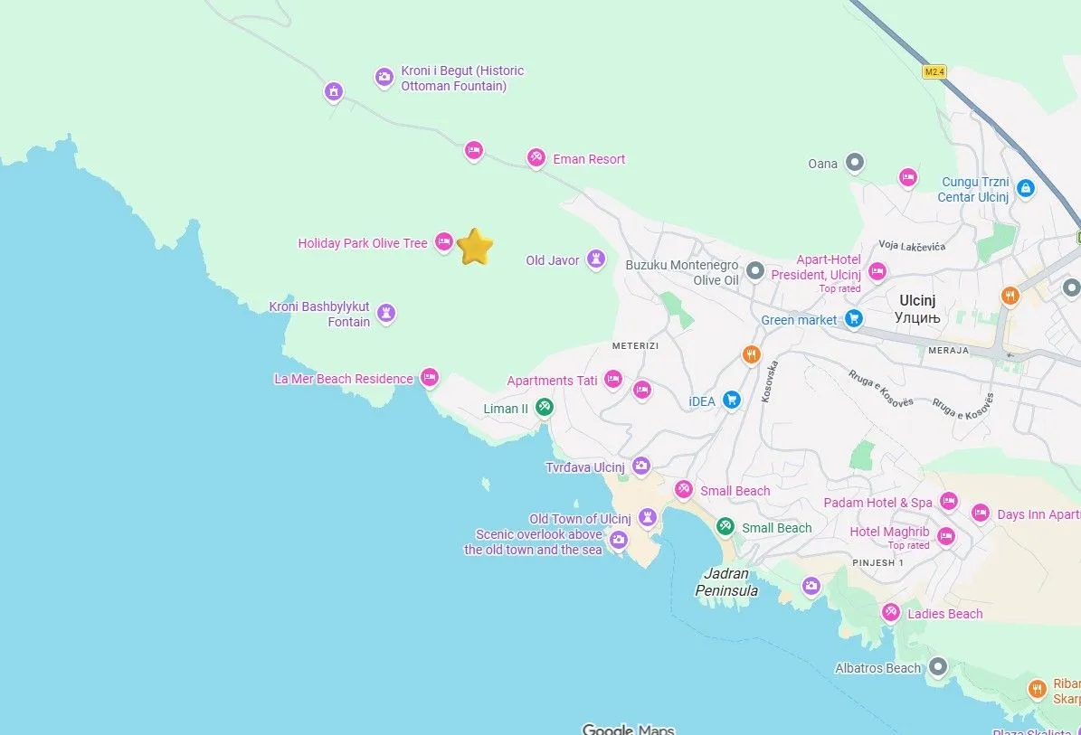 Prodaja, plac, 600m², Liman, Ulcinj