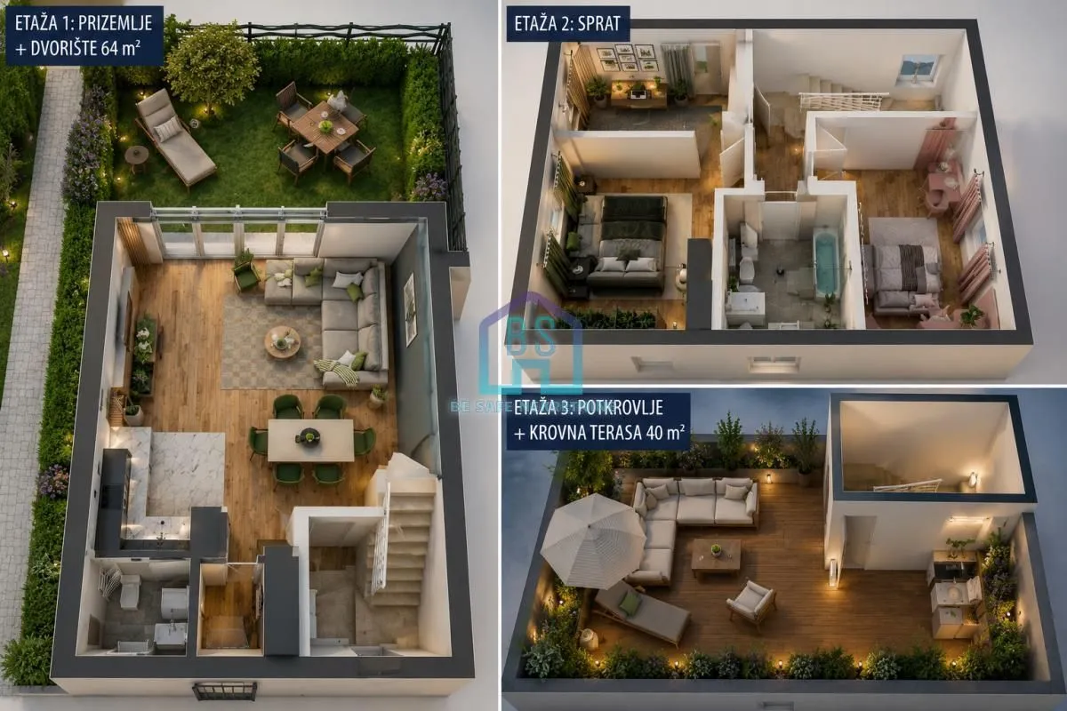 Sale, four bedroom apartment, 96m², Veternik, Novi Sad Sve Podlokacije