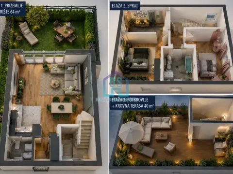 Sale, four bedroom apartment, 96m², Veternik, Novi Sad Sve Podlokacije - image 1