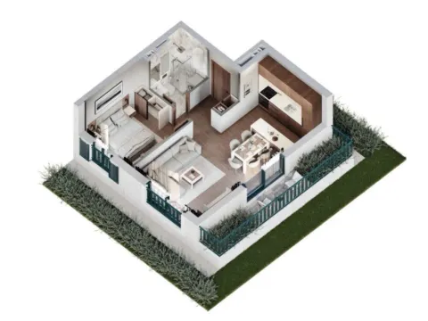 Prodaja, jednosoban stan, 41m², Kumbor, Herceg Novi - image 2