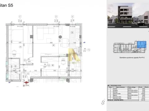 Prodaja, jednosoban stan, 45m², Bulevar patrijarha Pavla, Novi Sad Sve Podlokacije - image 1
