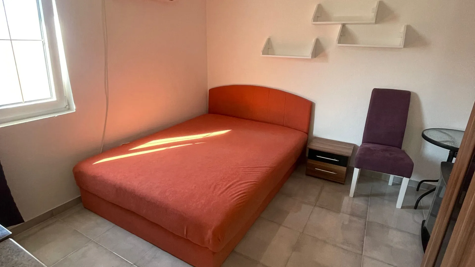 Rent, one bedroom apartment, 25m², Bjeliši, Bar