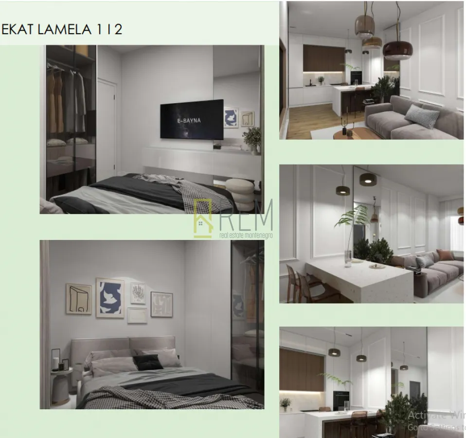 Prodaja, jednosoban stan, 44m², Donja Gorica, Podgorica