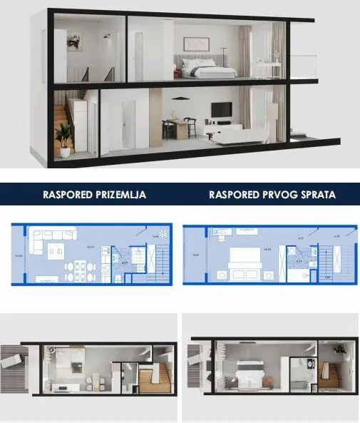 Sale, one bedroom apartment, 79m², Tivat, Crna Gora