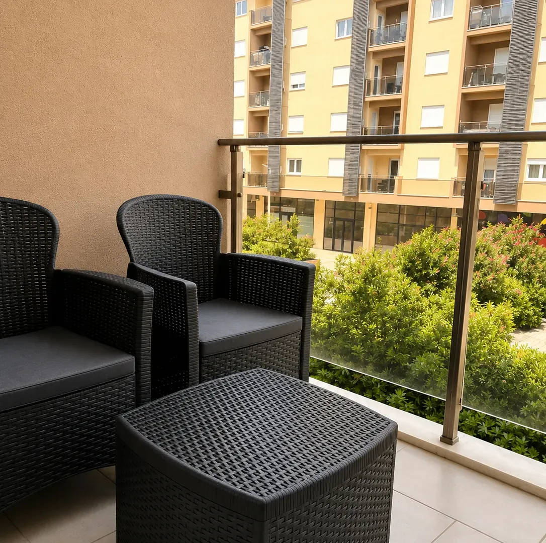 Rent, one bedroom apartment, 45m², New City, Podgorica