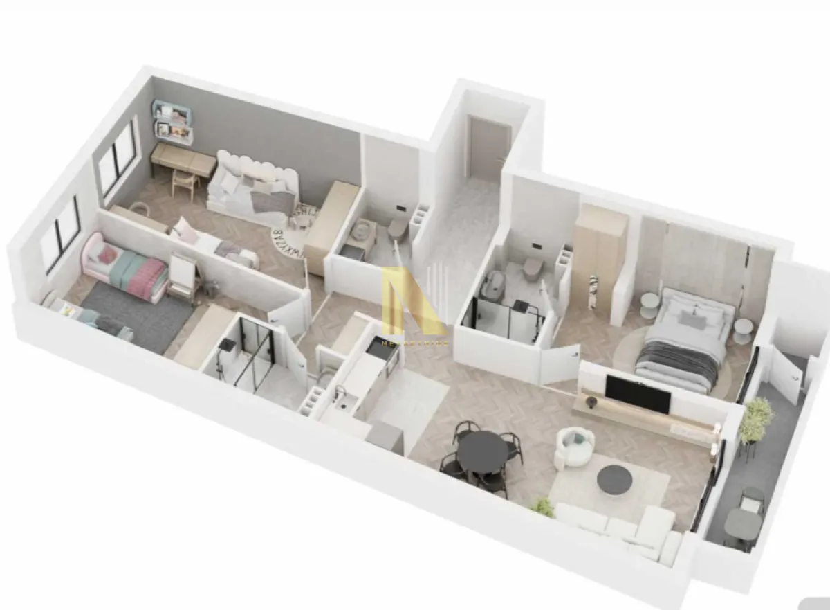 Prodaja, četvorosoban stan, 94m², Telep, Novi Sad Sve Podlokacije
