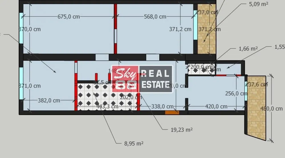 Prodaja, trosoban stan, 117m², Vračar Centar, Vračar Sve Podlokacije