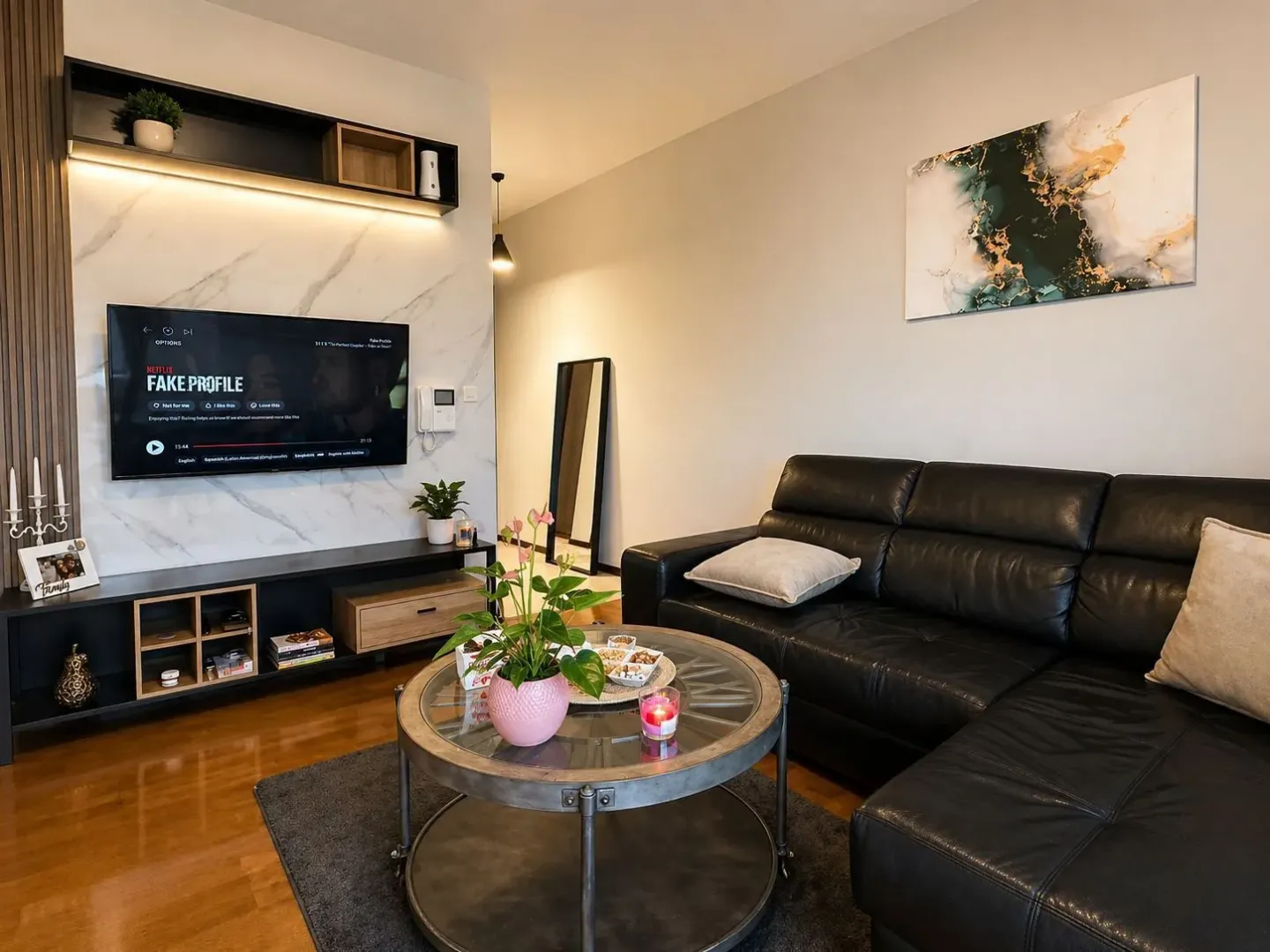 Rent, one bedroom apartment, 48m², Budva, Crna Gora