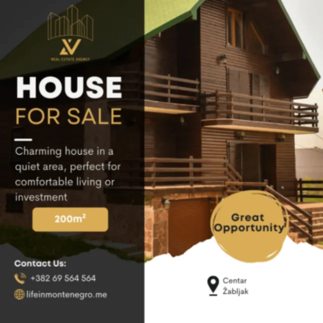 Prodaja, kuća, 200m², Centar, Žabljak