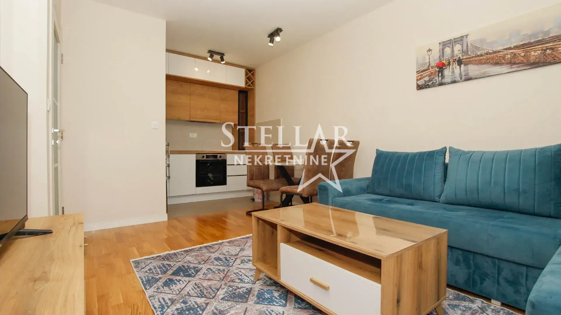Rent, one bedroom apartment, 39m², Tuški Put, Podgorica