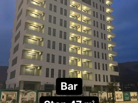 Prodaja, jednosoban stan, 47m², Bar, Crna Gora