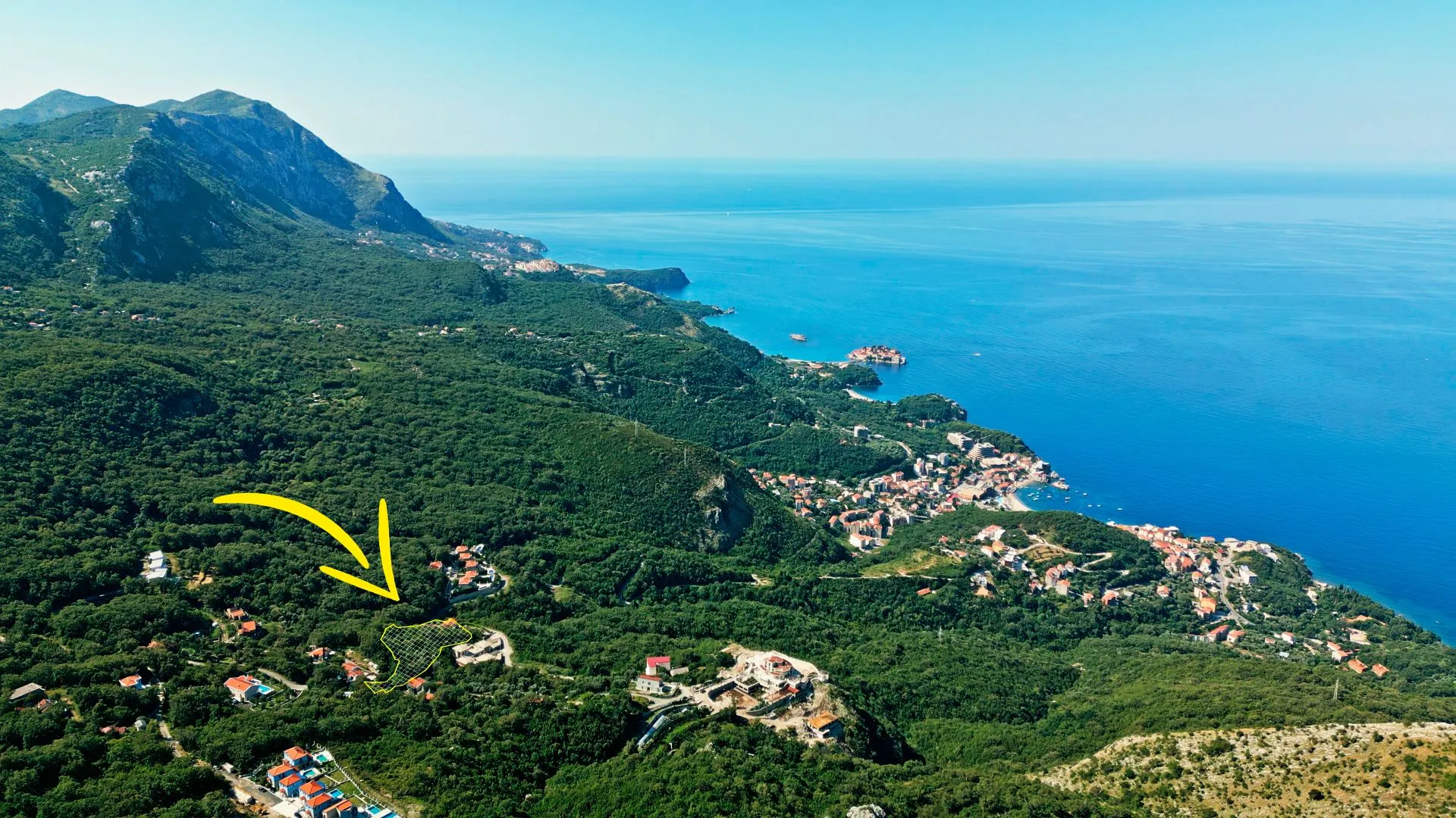 Prodaja, plac, 7137m², Budva, Crna Gora