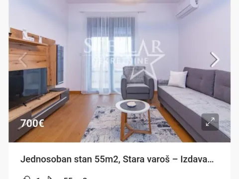 Izdavanje, stan, 45m², Zelenika, Podgorica - image 12