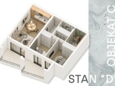 Prodaja, dvosoban stan, 72m², Muo, Kotor - image 12