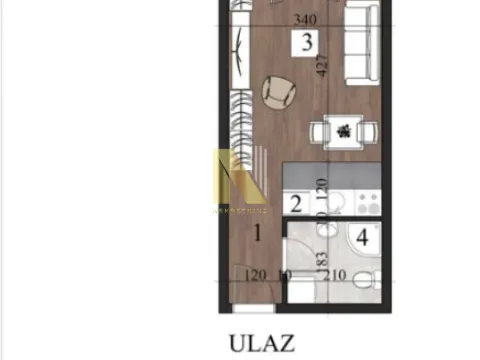 Prodaja, garsonjera, 25m², Telep, Novi Sad Sve Podlokacije