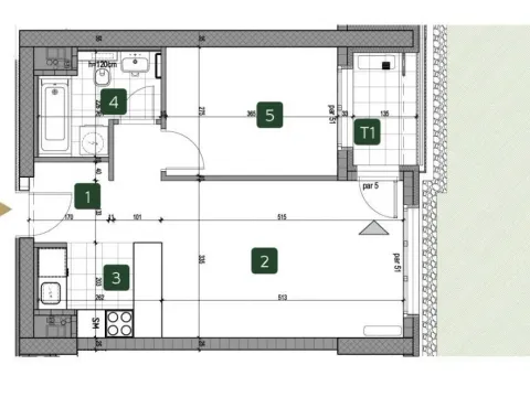 Prodaja, dvosoban stan, 45m², Voždovac Sve Podlokacije, Beograd - image 2