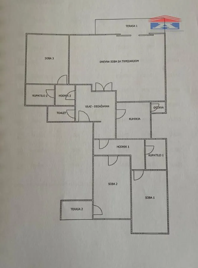 Sale, four bedroom apartment, 131m², Centar, Novi Sad