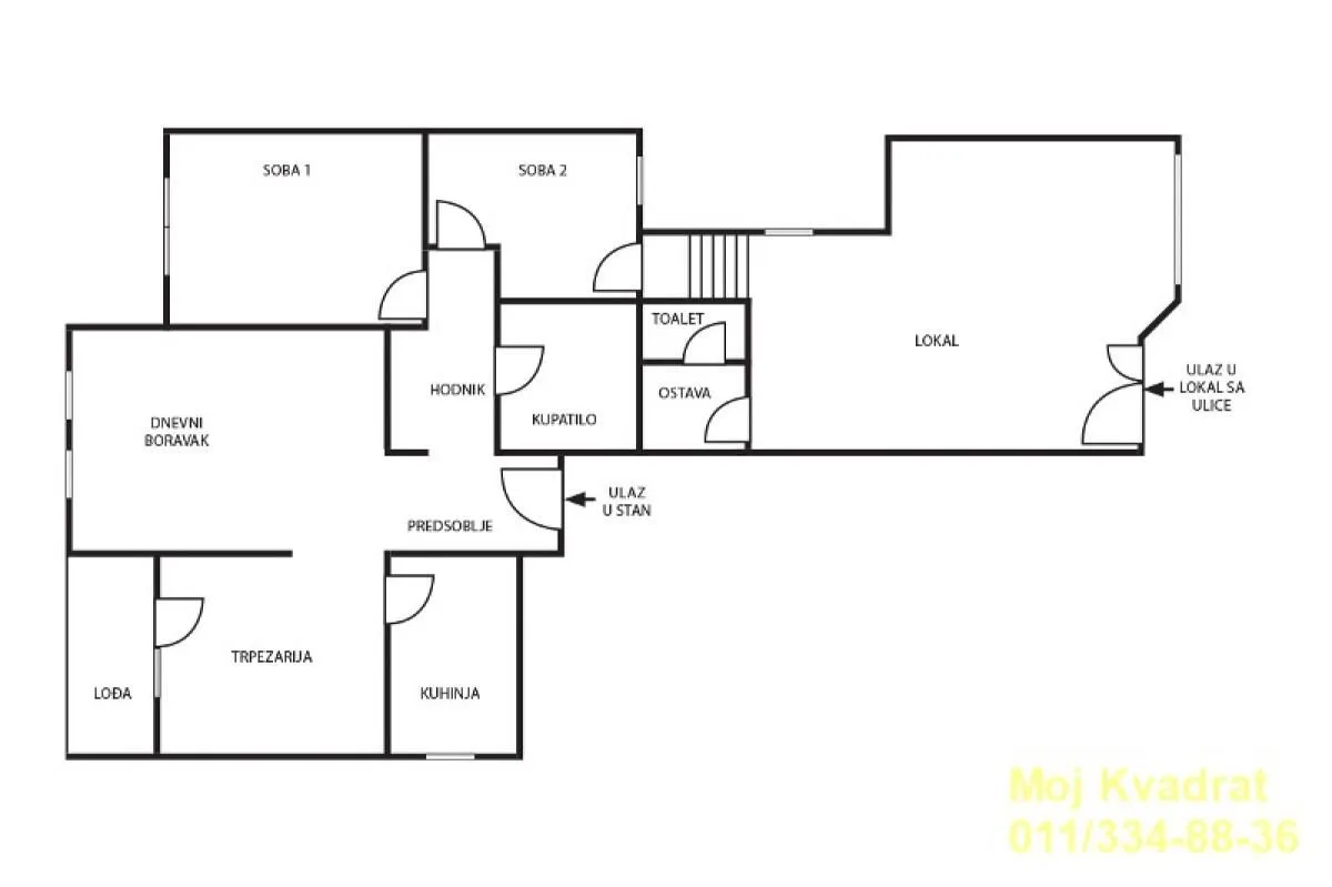 Sale, three bedroom apartment, 108m², Vukov Spomenik, Zvezdara Sve Podlokacije
