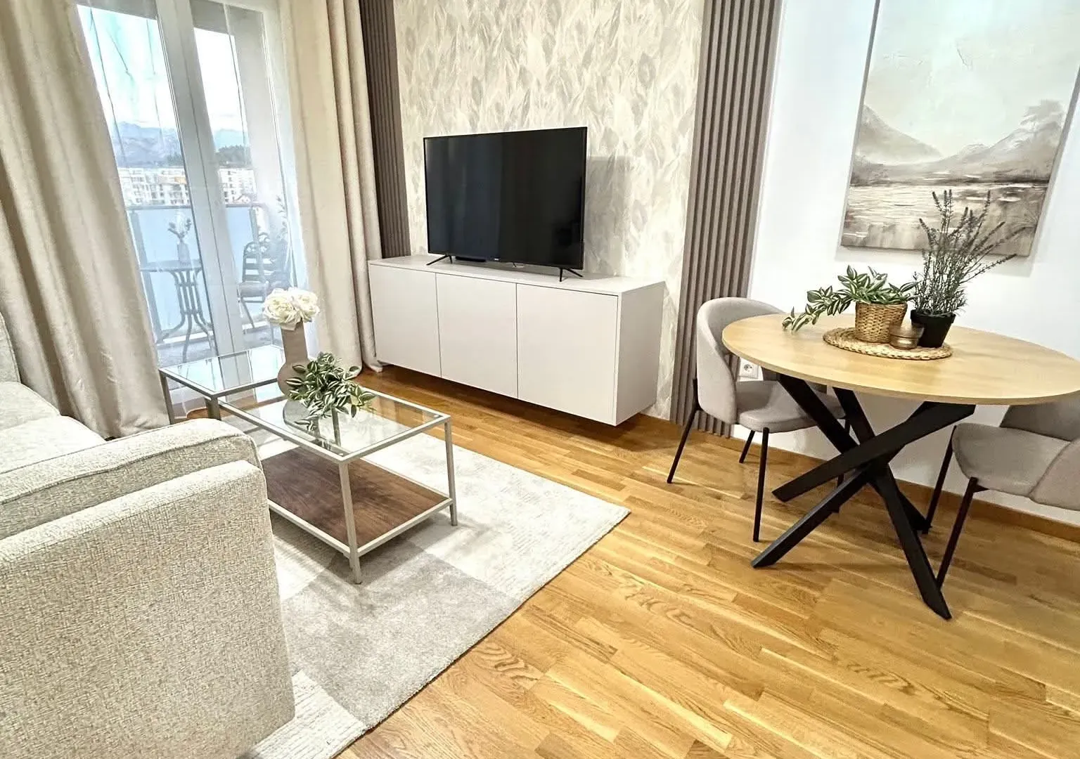 Rent, one bedroom apartment, 37m², Zabjelo, Podgorica