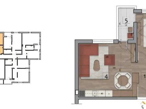 Prodaja, dvosoban stan, 45m², Pantelej, Niš - image 2