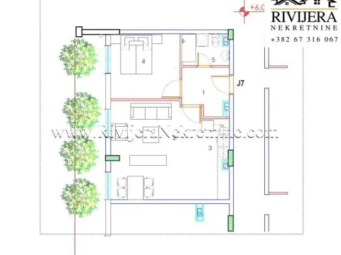 Prodaja, jednosoban stan, 61m², Dobrota, Kotor - image 8