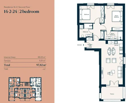 Sale, two bedroom apartment, 97m², Luštica, Herceg Novi - image 5