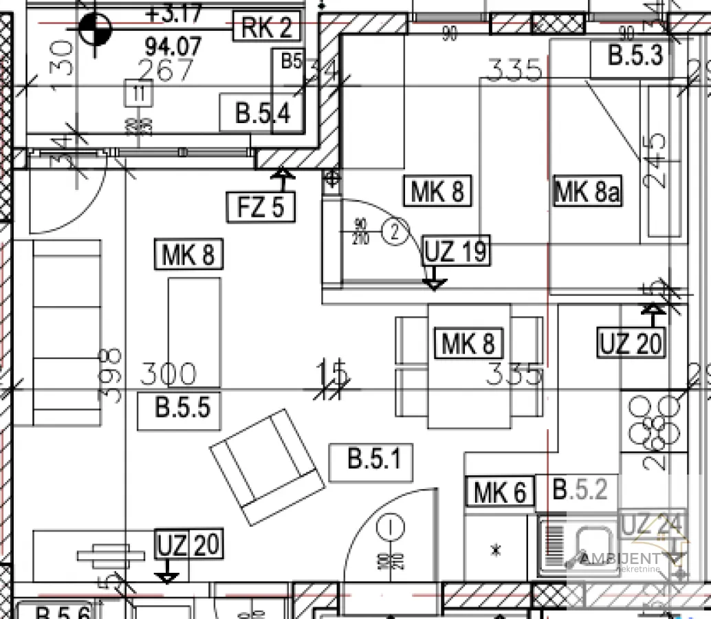 Prodaja, jednosoban stan, 37m², Novi Banovci, Stara Pazova
