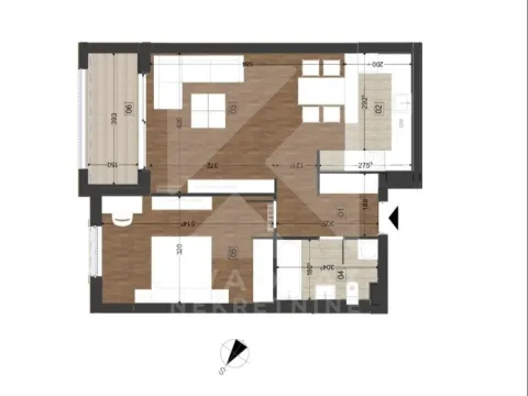 Sale, one bedroom apartment, 64m², Donja Gorica, Podgorica - image 2
