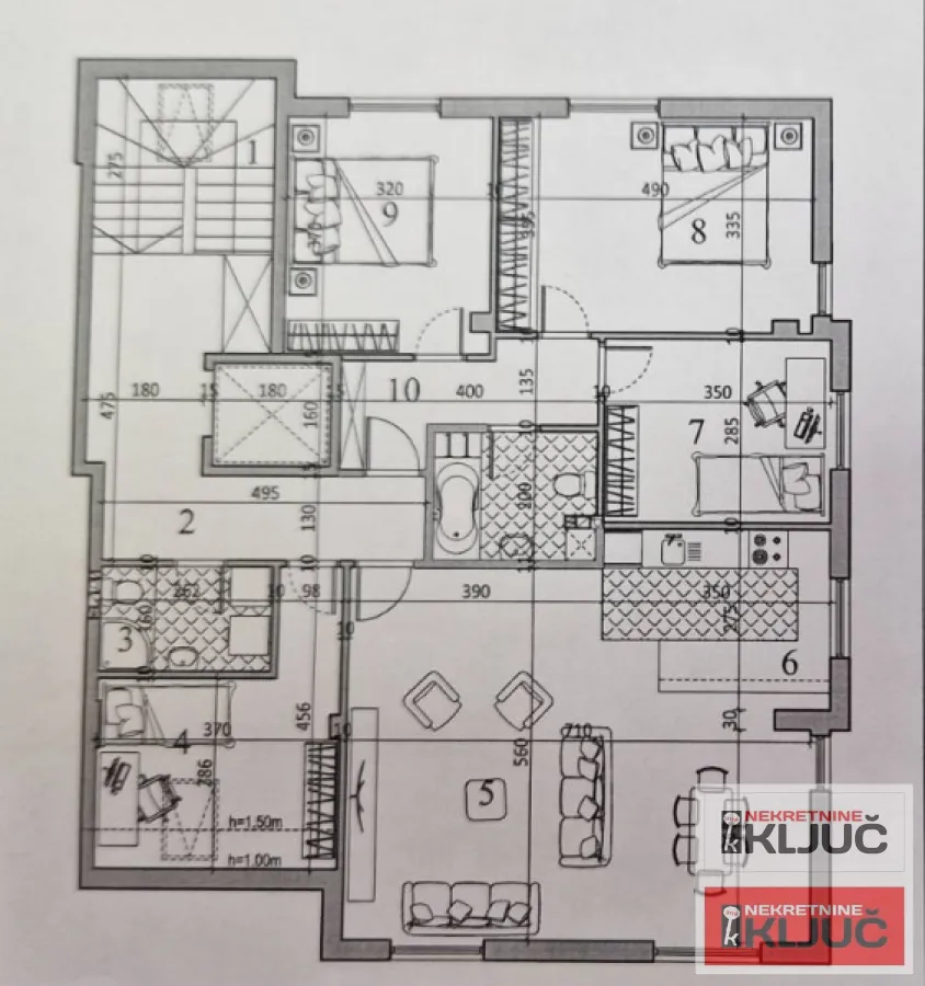 Sale, apartment, 134m², Petrovaradin, Novi Sad