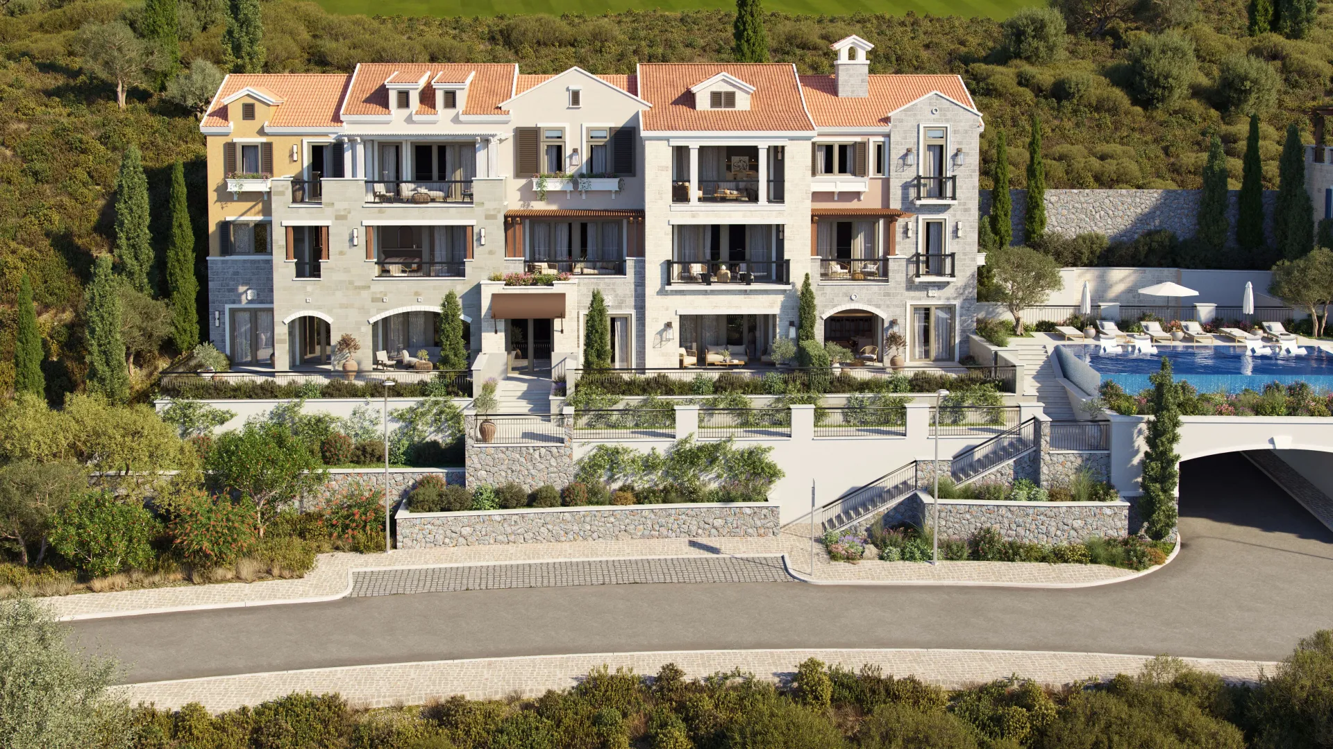 Prodaja, jednosoban stan, 67m², Luštica Bay, Tivat