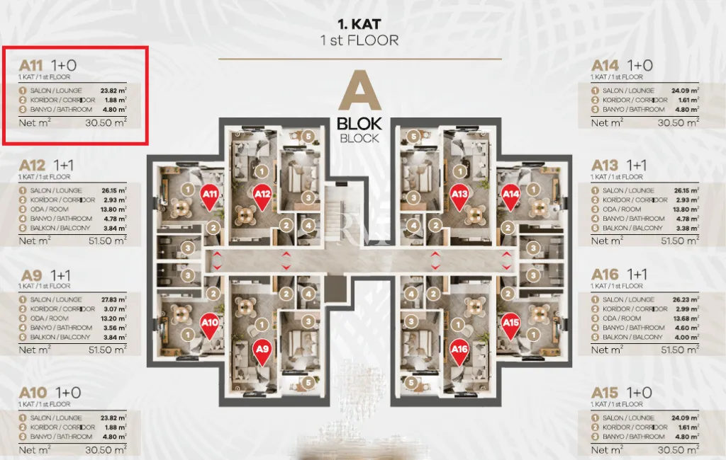 Sale, studio apartment, 30m², Radanovići, Kotor