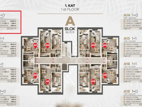 Sale, studio apartment, 30m², Radanovići, Kotor - image 4