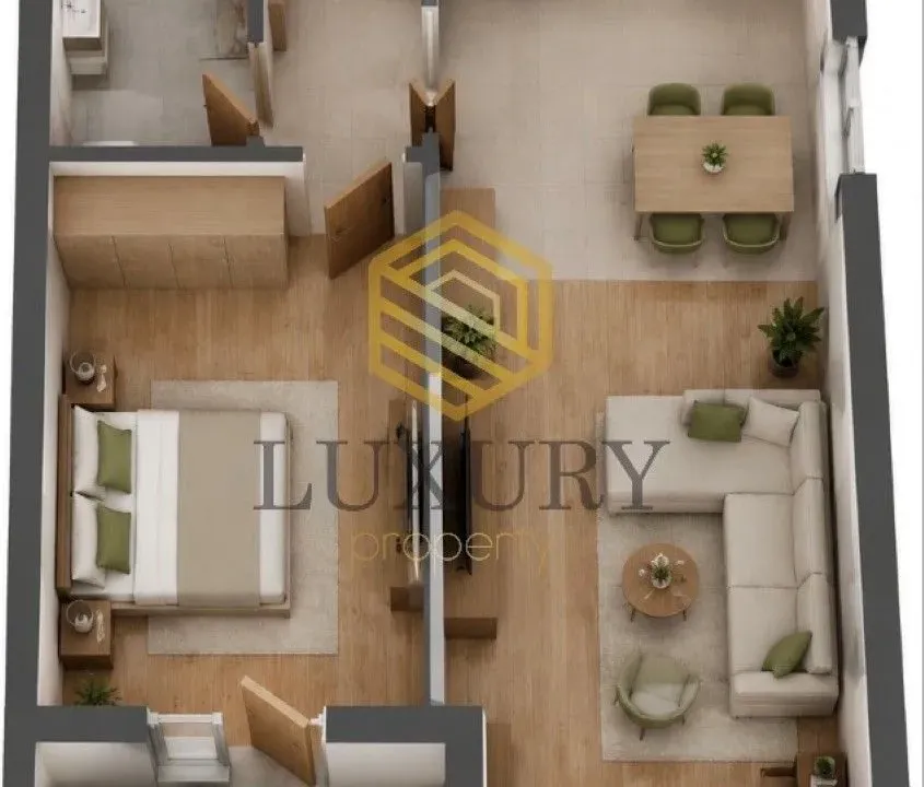 Sale, one bedroom apartment, 46m², Dubovica, Budva