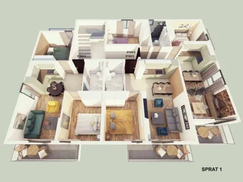 Sale, two bedroom apartment, 41m², Orahovac, Kotor - image 13