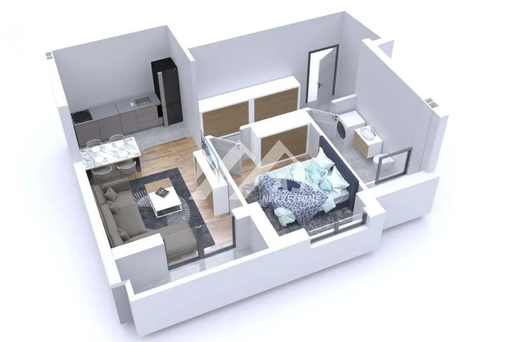 Izdavanje, dvosoban stan, 46m², Podbara, Novi Sad Sve Podlokacije