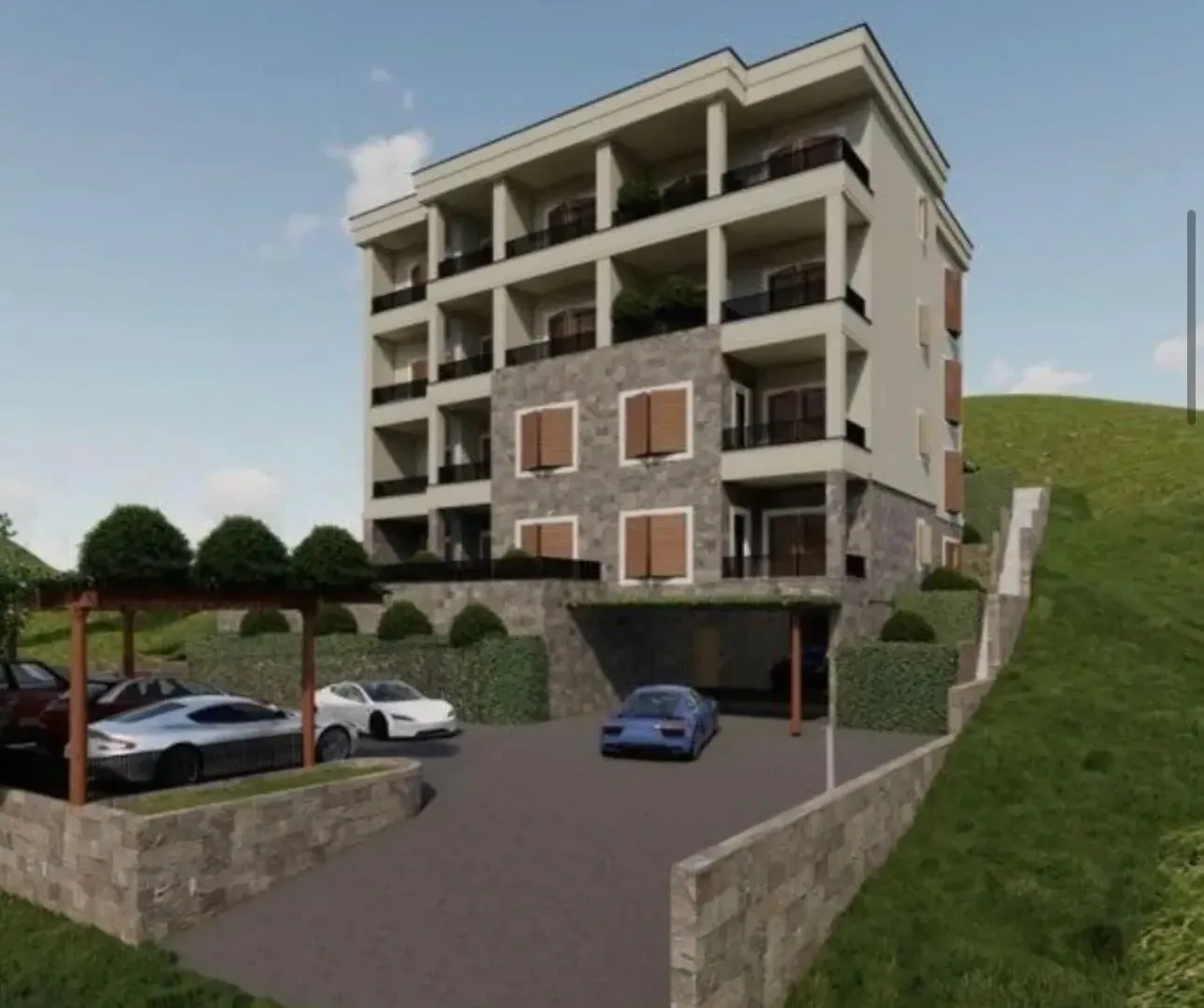 Prodaja, jednosoban stan, 42m², Kumbor, Herceg Novi