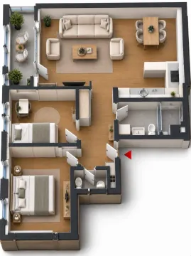 Prodaja, dvosoban stan, 63m², Zemun Gornji Grad, Zemun Sve Podlokacije - image 2