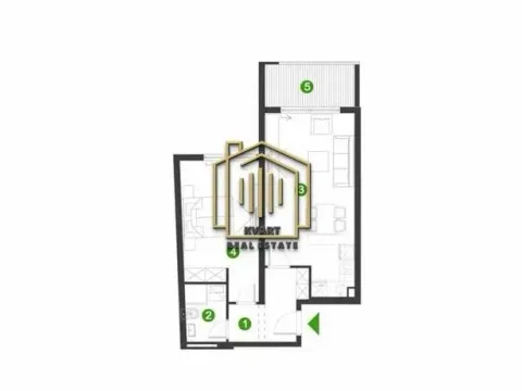 Prodaja, jednosoban stan, 52m², Zagorič, Podgorica - image 7