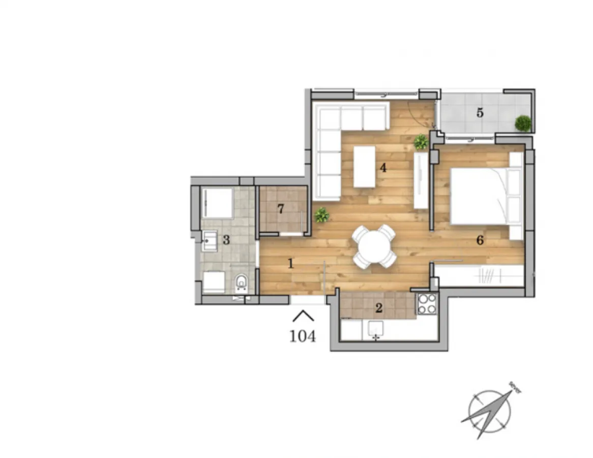 Prodaja, stan, 42m², Telep, Novi Sad Sve Podlokacije