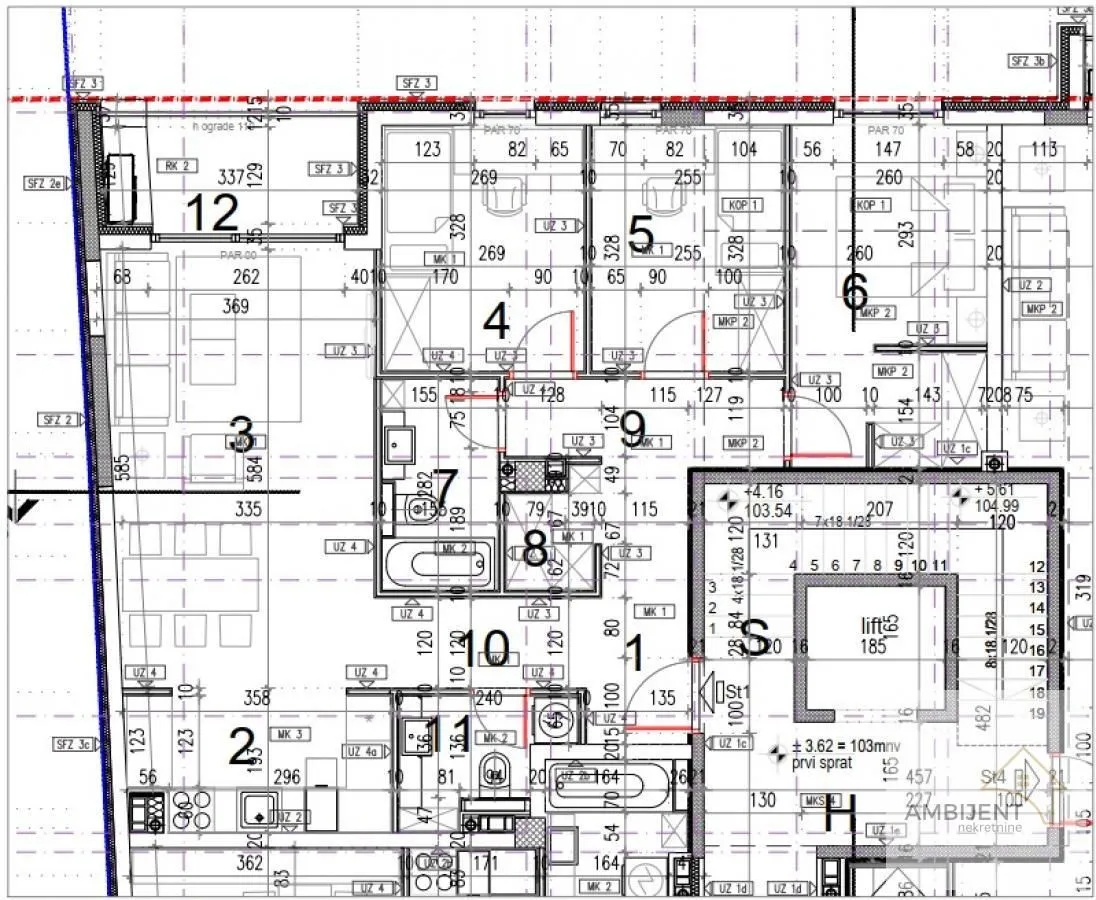 Prodaja, trosoban stan, 82m², Zemun Cara Dušana, Zemun Sve Podlokacije
