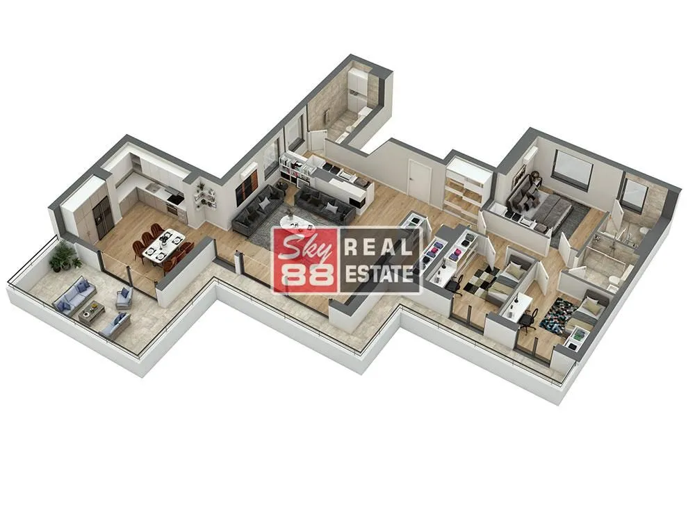 Sale, four bedroom apartment, 169m², Trošarina, Voždovac Sve Podlokacije