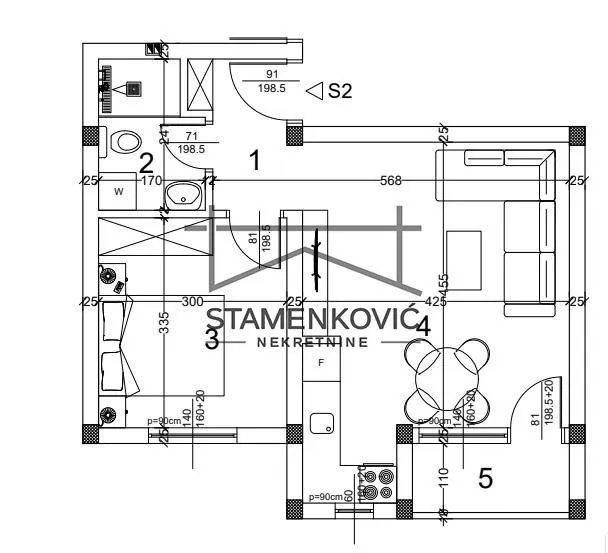 Prodaja, dvosoban stan, 41m², Adice, Novi Sad Sve Podlokacije