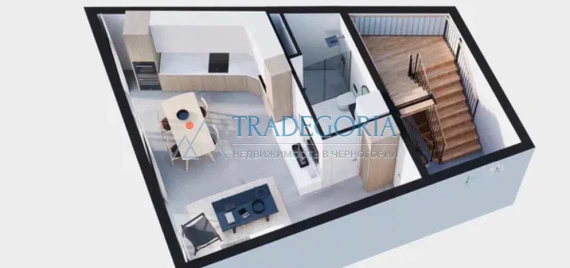 Prodaja, stan, 32m², Tivat, Crna Gora