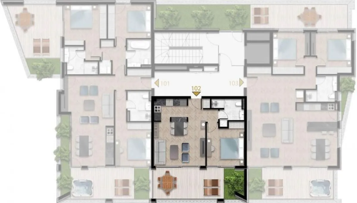 Prodaja, jednosoban stan, 65m², Tivat, Crna Gora