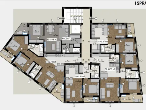 Sale, two bedroom apartment, 74m², Bar, Crna Gora - image 4