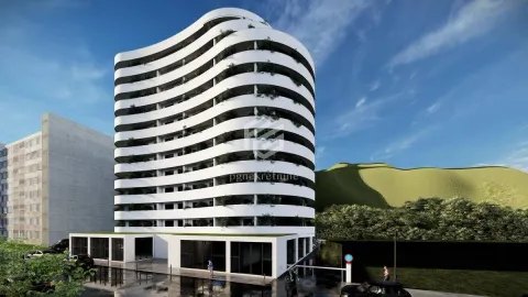 Spoljašnji izgled moderne stambene zgrade sa terasama i zelenilom. - image 4
